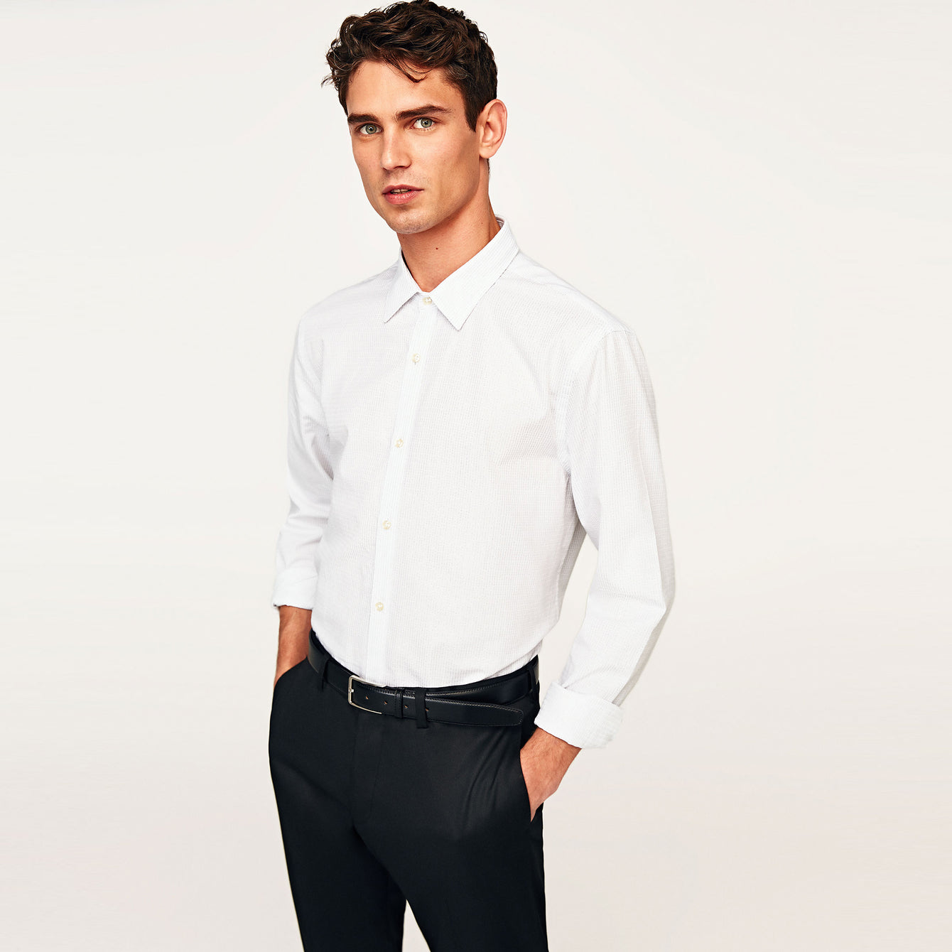 Paint-Splattered Polo Shirt